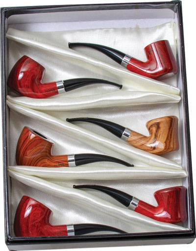  FUJIMA WOODEN MIXED PIPES - 6CT (FP2) 
