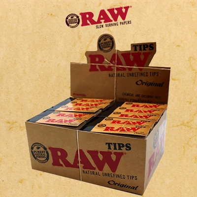 RAW ORIGINAL TIPS 50CT PER BOX - DISPLAY