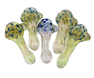  INSIDE SLYME TWISTING FUMED HANDPIPE 4" - BAG OF 5CT 