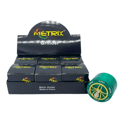 METRIX HP03 DIAMONDS 52MM 4 LAYERS GRINDER - DISPLAY OF 6CT