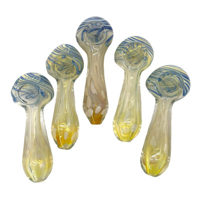INSIDE BLUE SLIME FUMED HANDPIPE 4 - BAG OF 5CT HP006400
