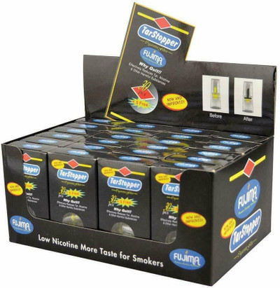  FUJIMA TAR STOPPER CIGARETTE FILTER - 24CT (+5 FREE) 