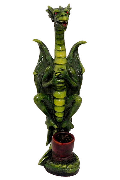 PICHINCHA HAND CRAFTED PERCHED DRAGON HANDPIPE 7
