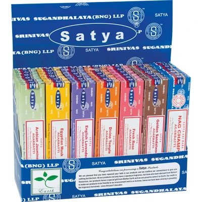 SATYA SAI BABA ASSORTED COLLECTION INCENSE DISPLAY - 42CT IS42B