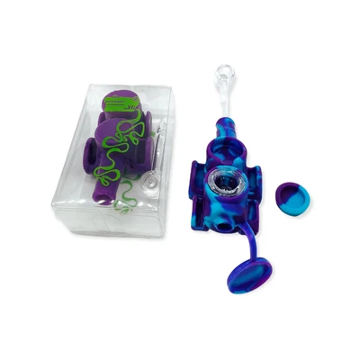 SILICONE CAR SHAPED HANDPIPES 5 - 1CT
