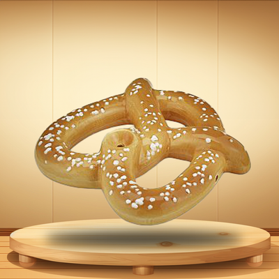 PRETZEL SHAPED CERAMIC HANDPIPE - 1CT