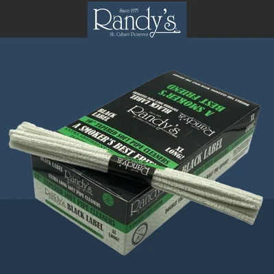 RANDYS XL 10 BLACK LABEL TAPERED SOFT PIPE CLEANER DISPLAY - 30CT