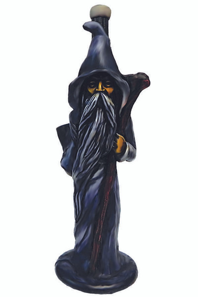 HAND CRAFTED GREY WIZARD HANDPIPE 7