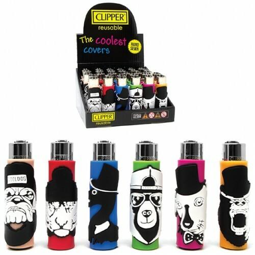 Clipper Lighter Pop Cover Edition - Leaves 30pk – 4aceswholesale