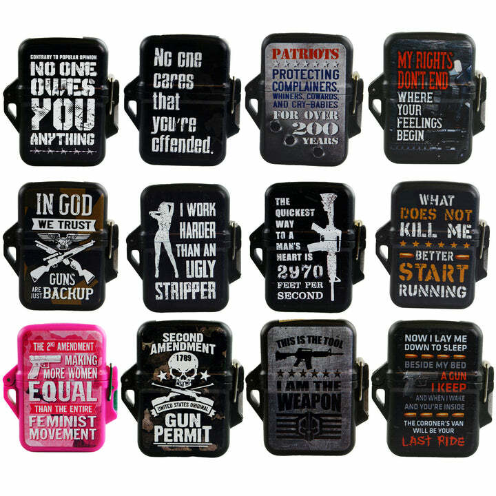 TACGEAR SURVIVAL TORCH LIGHTER - ASSORTED DESIGN