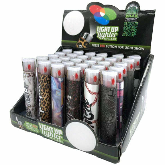 SMOKE ZILLA - LIGHT UP LIGHTER - 30CT DISPLAY