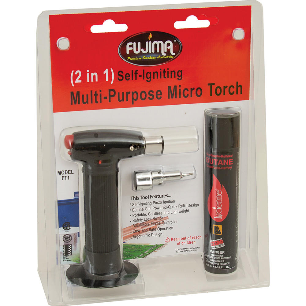 FUJIMA 2 IN 1 SELF IGNITING MICRO TORCH