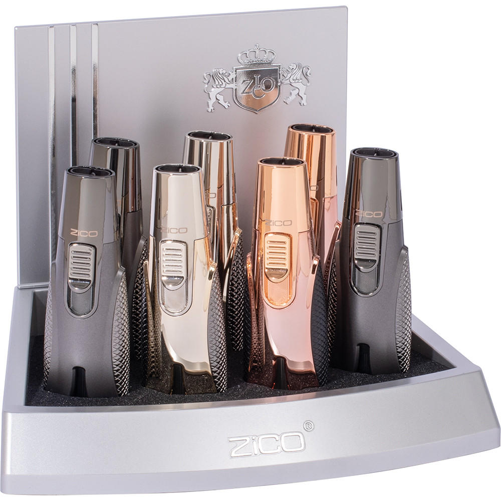 ZICO DOUBLE TORCH FLAME LIGHTER - 7CT