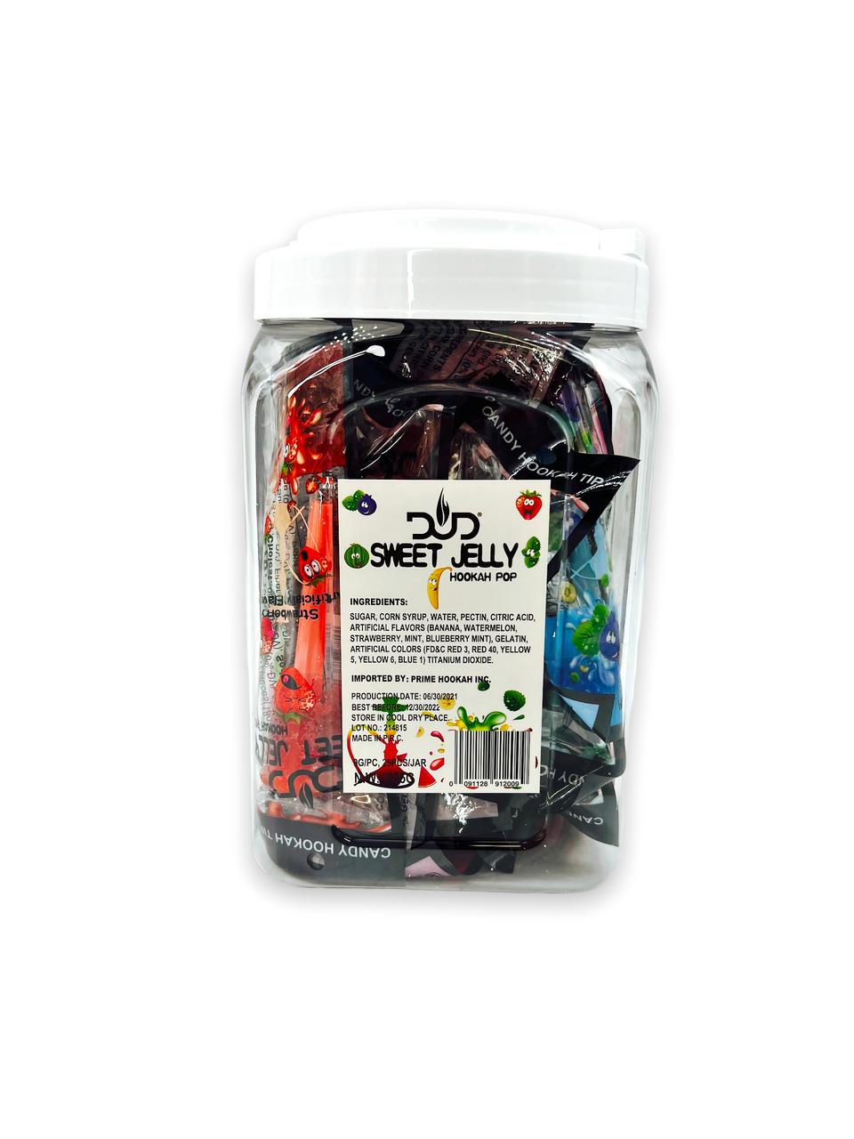 DUD SWEET JELLY HOOKAH TIPS - 25CT JAR