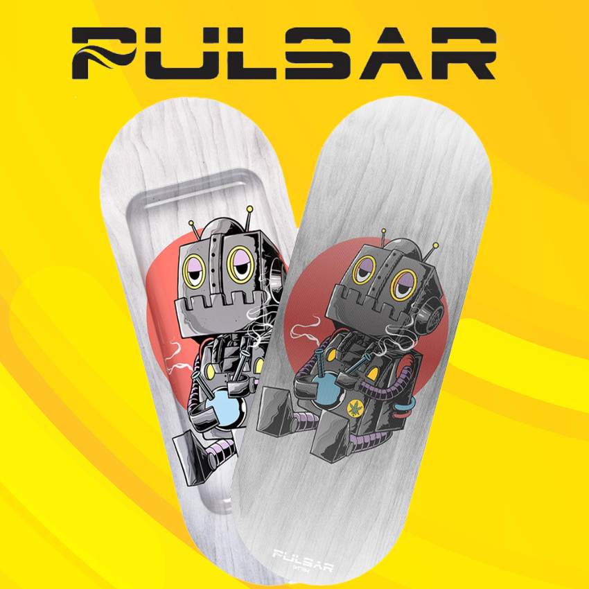 PULSAR SK8TRAY ROLLING TRAY W/ 3D LID DOPE BOT - 1CT
