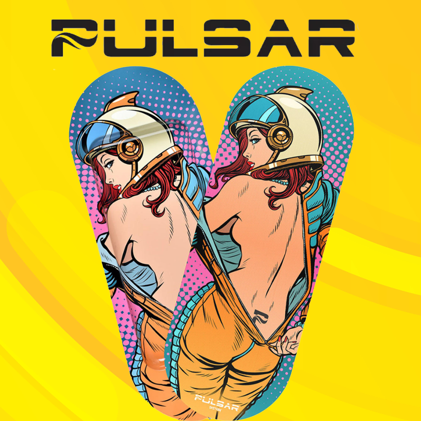 PULSAR SK8TRAY ROLLING TRAY W/ 3D LID ZERO G STRIP - 1CT