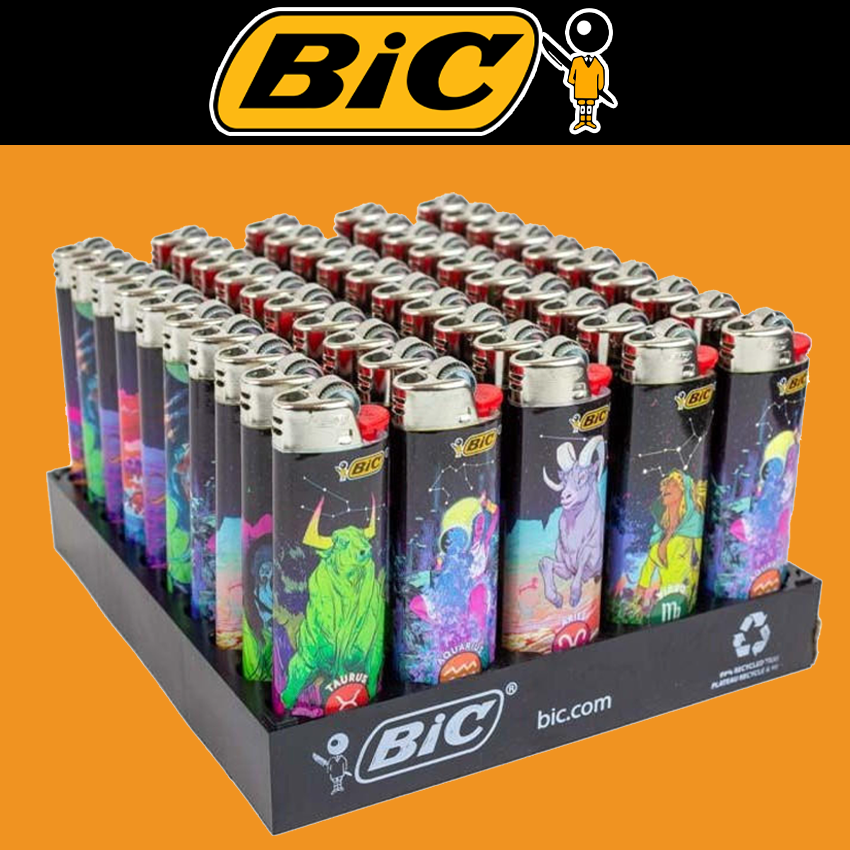 BIC ZODIAC SIGN LIGHTER DISPLAY - 50CT BIC1