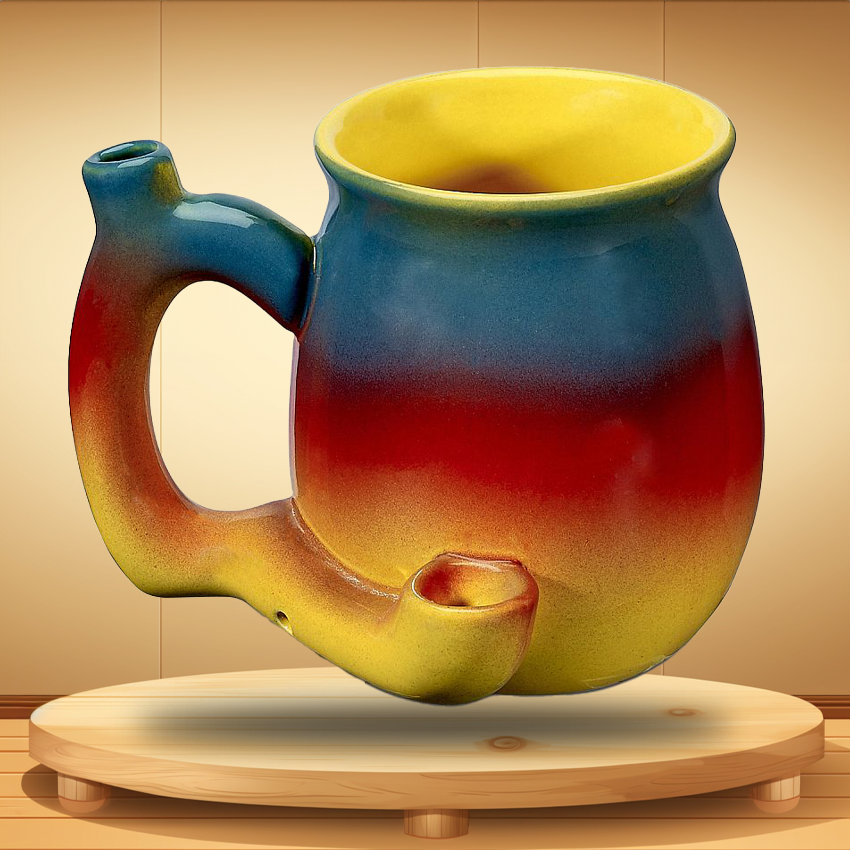 SUNRISE ROAST and TOAST CERAMIC PIPE MUG - 1CT