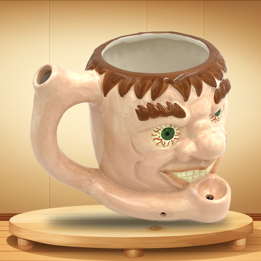 WACKY WIRED WILLIE CERAMIC PIPE MUG - 1CT