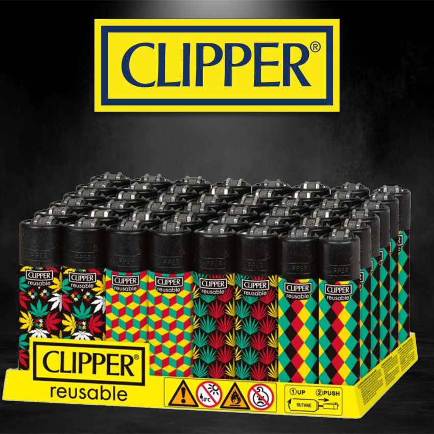 LOOK LEAVES CLIPPER LIGHTERS - 48CT DISPLAY
