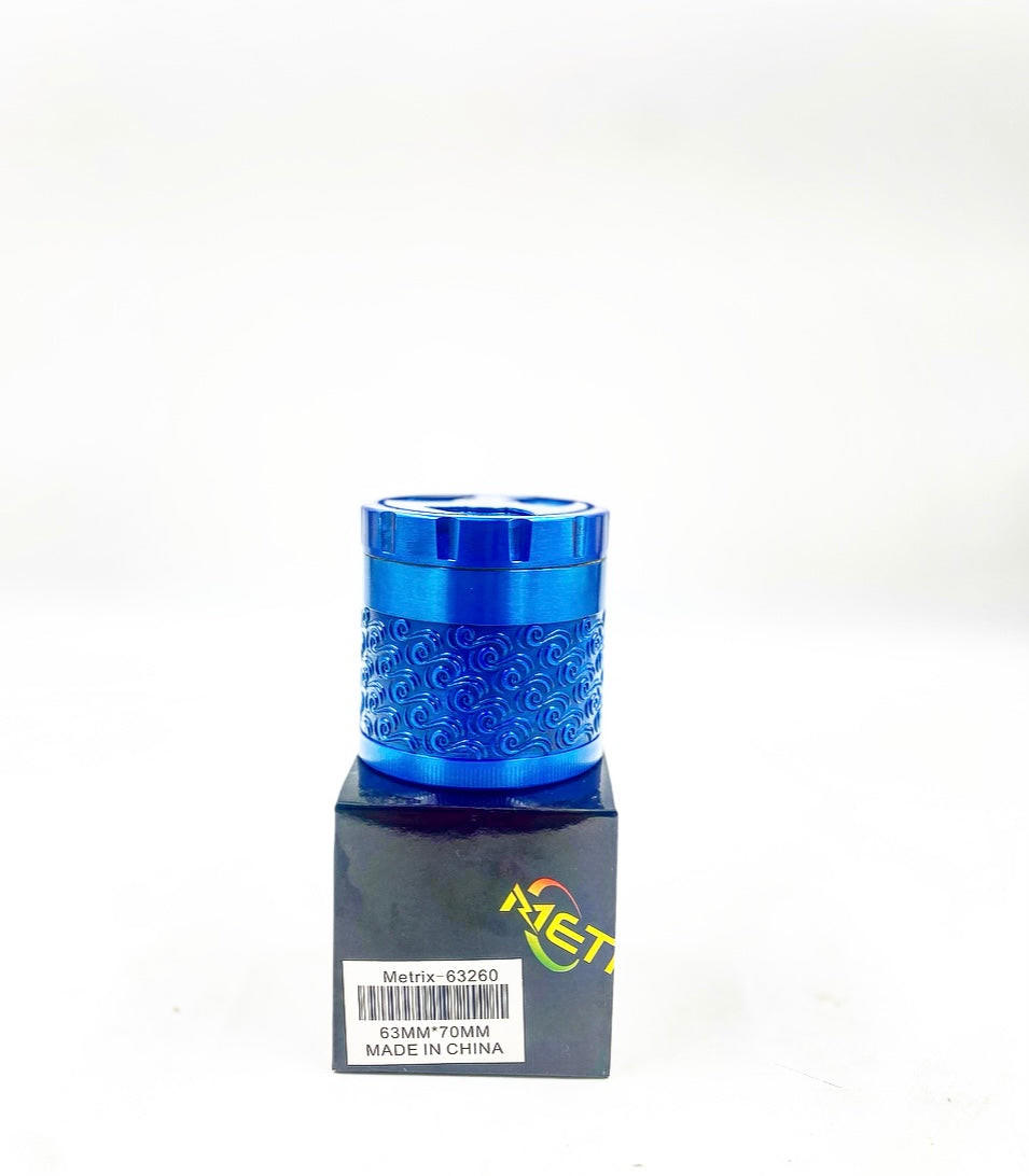  METRIX G-63260 MIXED 63MM 4 LAYERS GRINDER - DISPLAY OF 6CT 