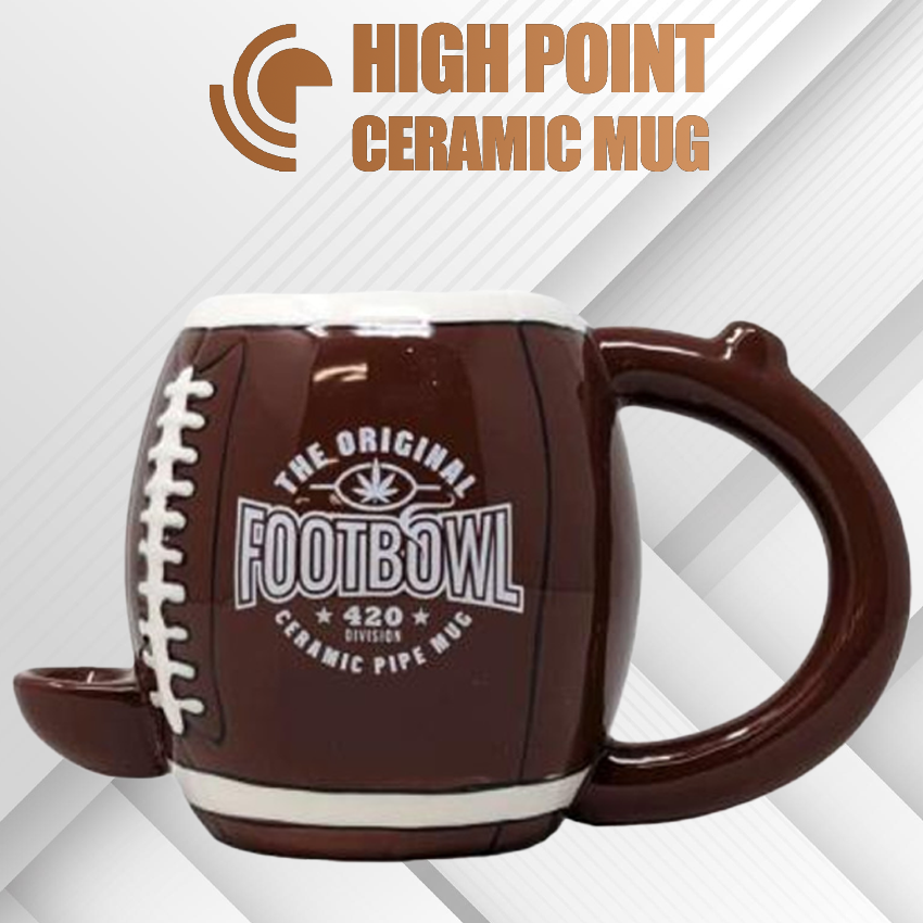 HPG CERAMIC WATER PIPE MUG - AMERICAN FOOTBALL