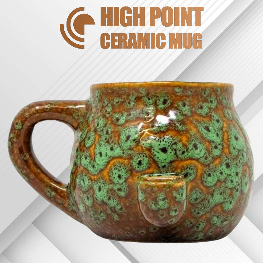 HPG CERAMIC WATER PIPE MUG - GLAZE