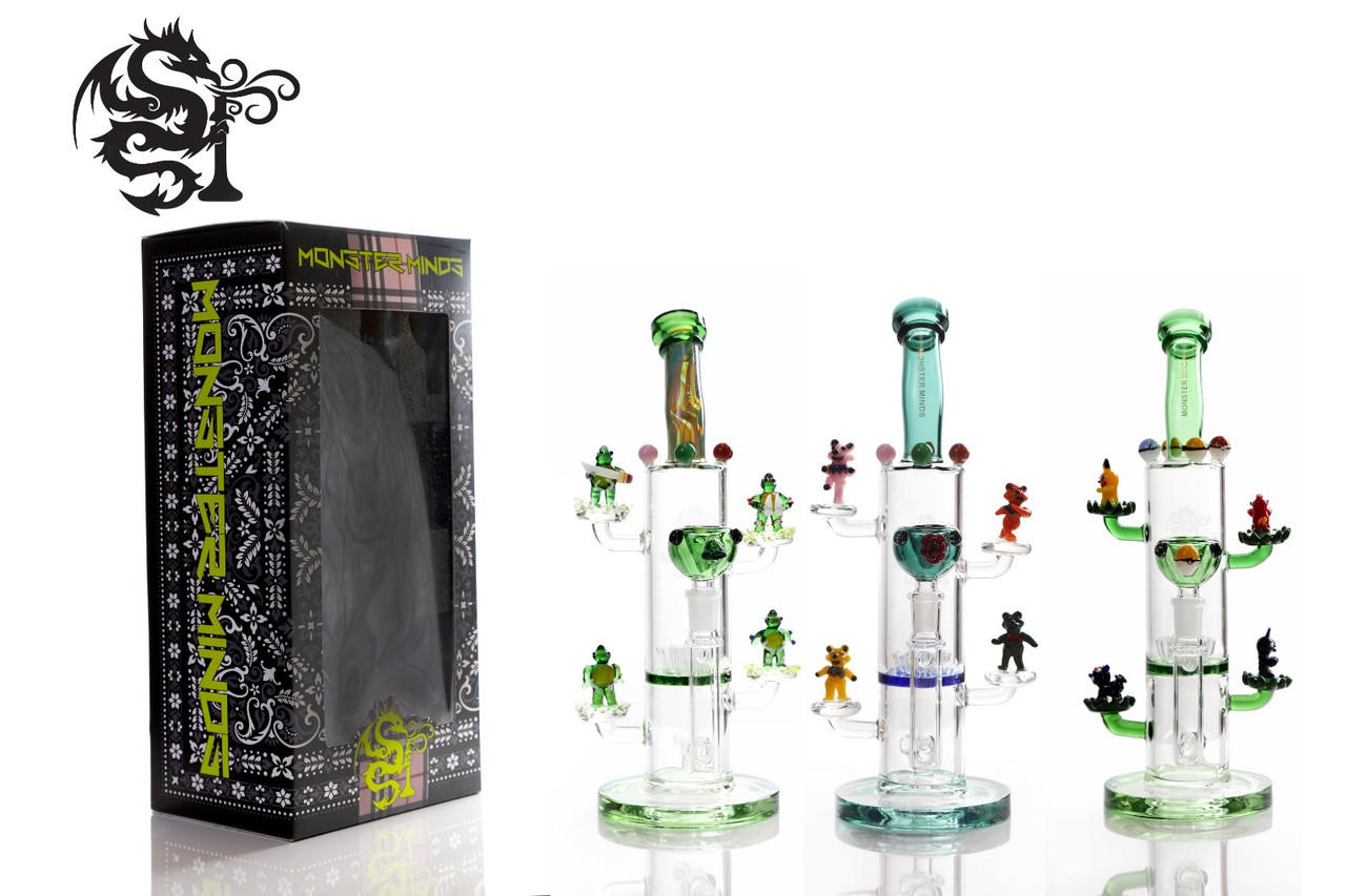  MONSTER MINDS - INLINE AND SPRINKLER PERC 12" WATERPIPE 