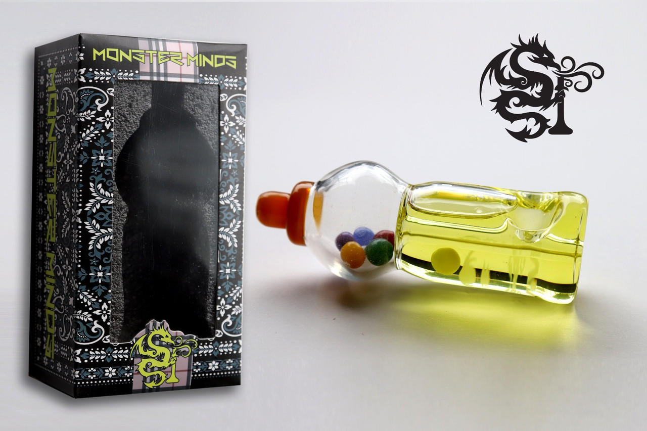  MONSTER MINDS - 5" GUMBALL MACHINE CHILLED HAND PIPE 