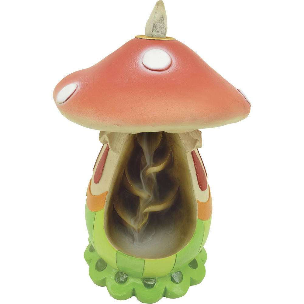  MUSHROOM WATERFALL BACKFLOW CONE BURNER 6" 