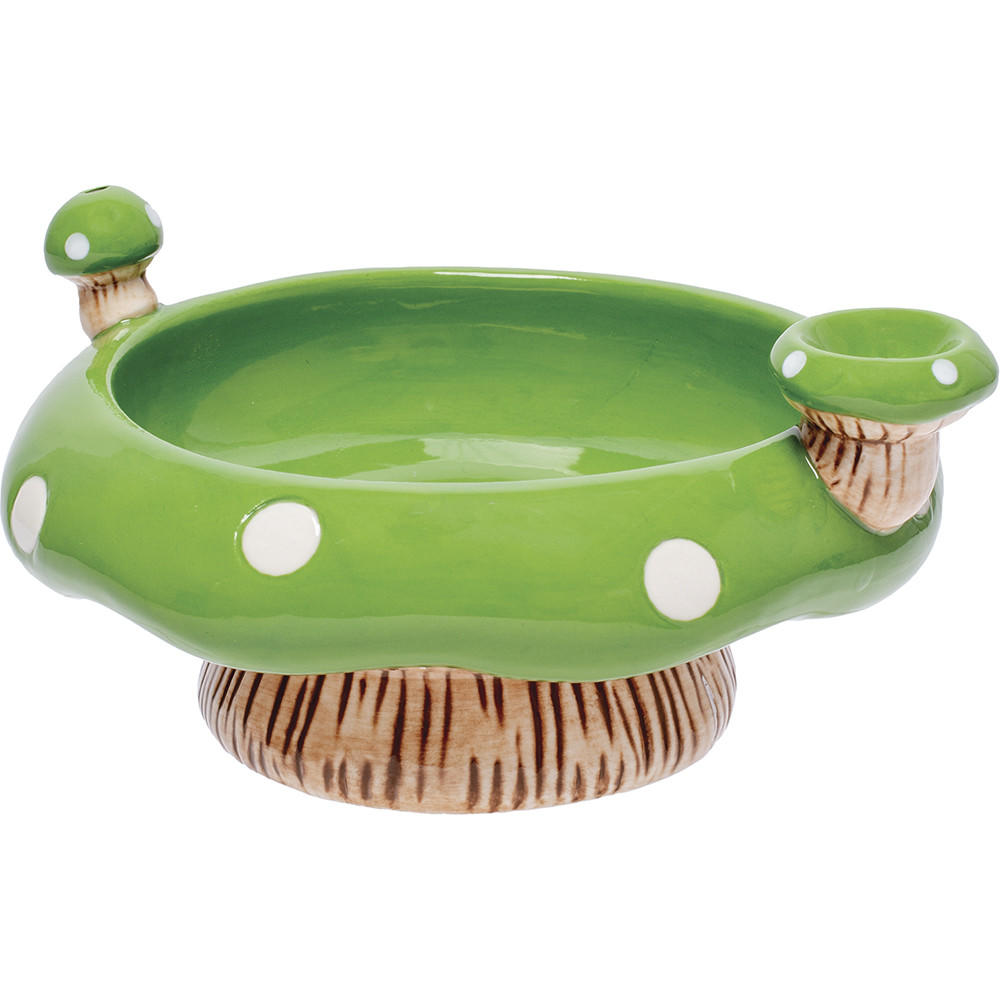  MUSHROOM PORCELAIN PIPE BOWL 7.5" 