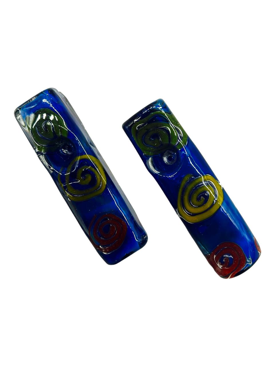  RECTANGLE FUMED 4" HANDPIPE - 5CT BAG 