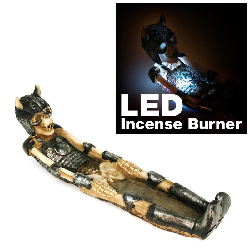  SKELETON FIGHTER LED INCENSE BURNER N007 