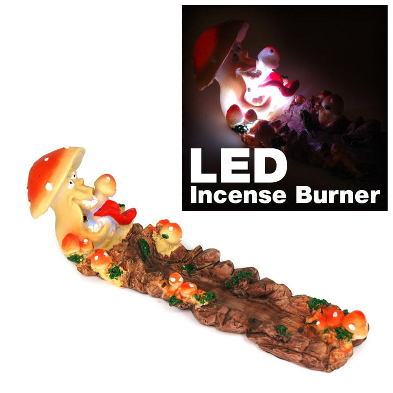  MUSHROOM SHAPED LED INCENSE BURNER N010 