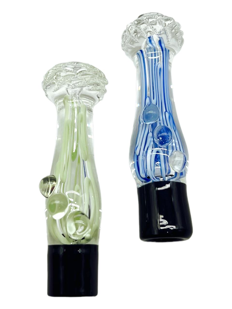  BLACK TOP MIX SLYME COLOR DIAMOND MOUTH 3" CHILLIUM - 10CT BAG 