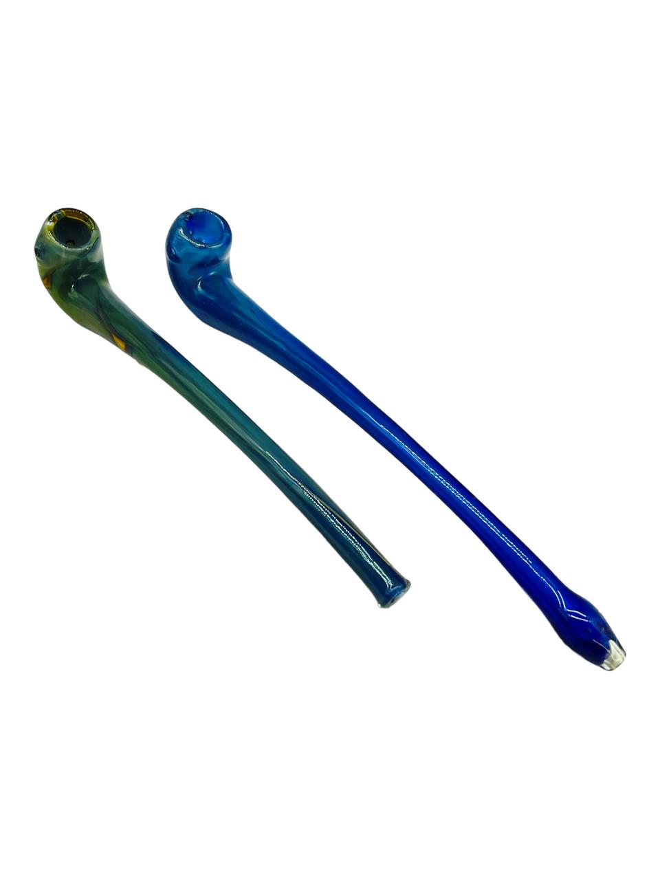  FRIT FUMED SHERLOCK HANDPIPE 10" - 2CT 