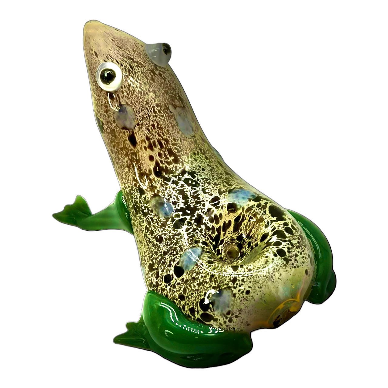  FUMED FROG ANIMAL HANDPIPE 6" - 1CT (PK32) 