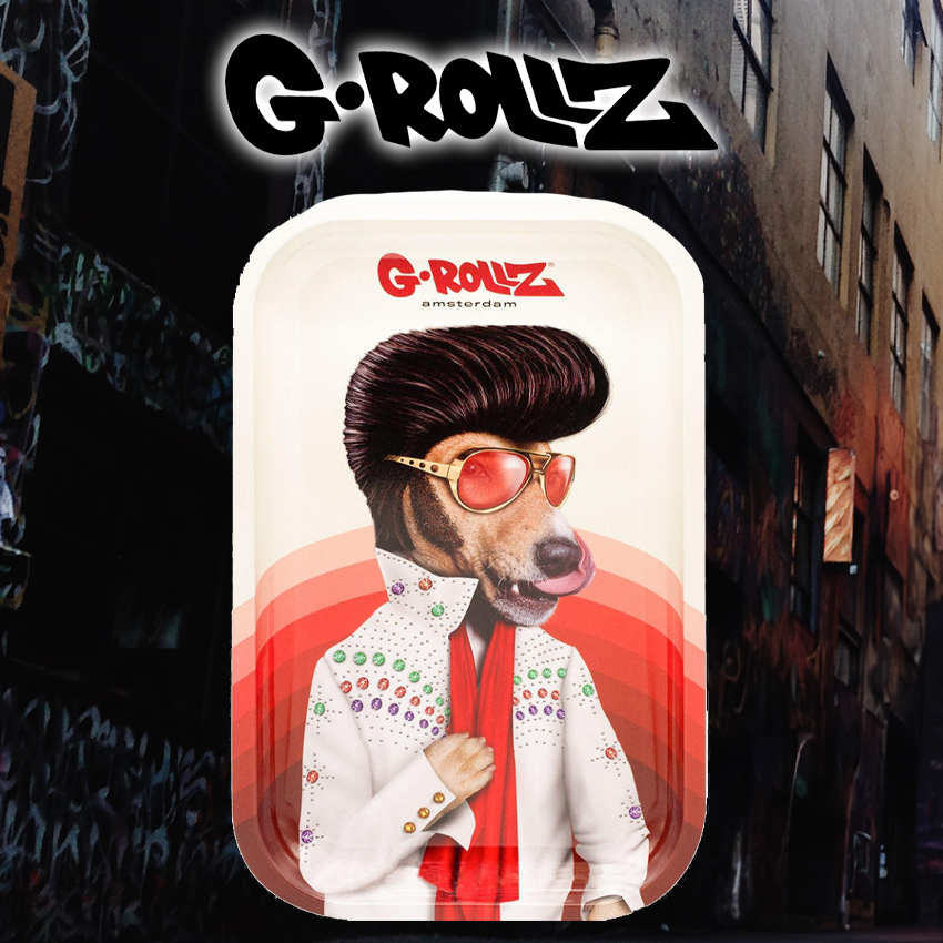 G-ROLLZ - VEGAS MEDIUM TIN TRAY 17.5 X 27.5 CM