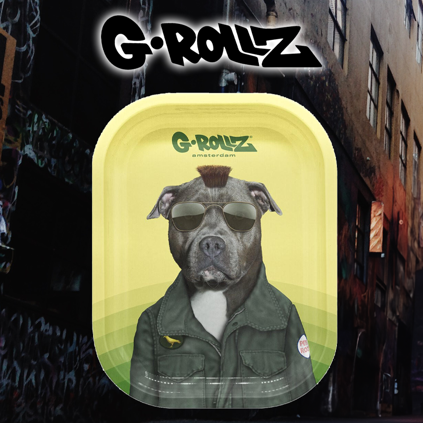 G-ROLLZ - TAXI SMALL TIN TRAY 14 X 18CM