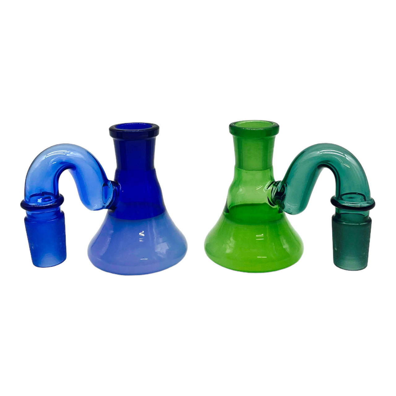DUAL COLOR GLASS 90 ANGLE TWO TONE ASH CATCHER 18MM