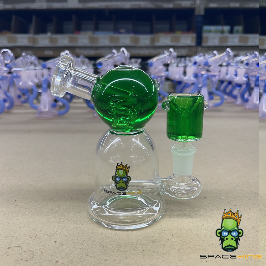 SPACE KING GLASS SPACE GLACIER FREEZABLE BONG WATERPIPE 6"