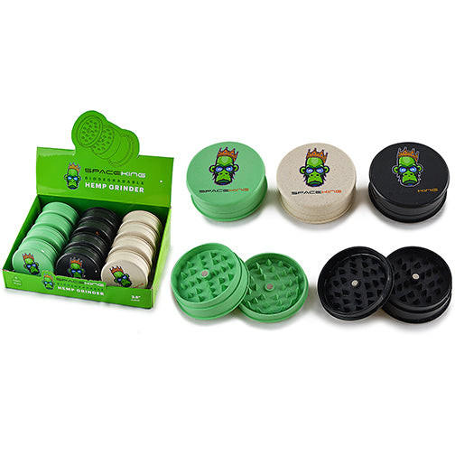  SPACE KING - 50MM BIODEGRADABLE GRINDER - 10CT DISPLAY 