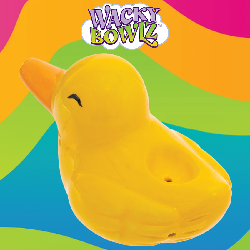 WACKY BOWLZ - 3.5" LIL DUCKY CERAMIC PIPE - 1CT