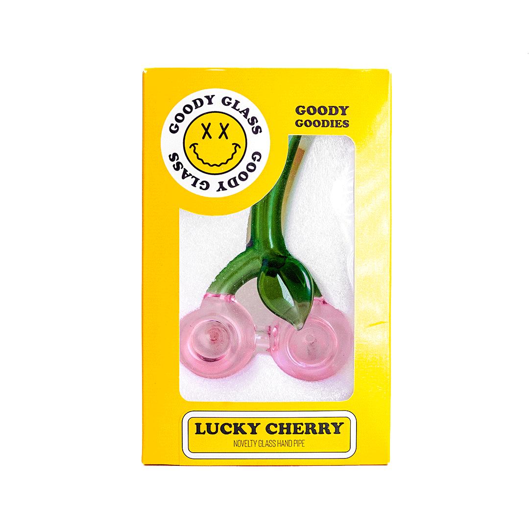  LUCKY CHERRY HAND PIPE - GOODY GLASS 