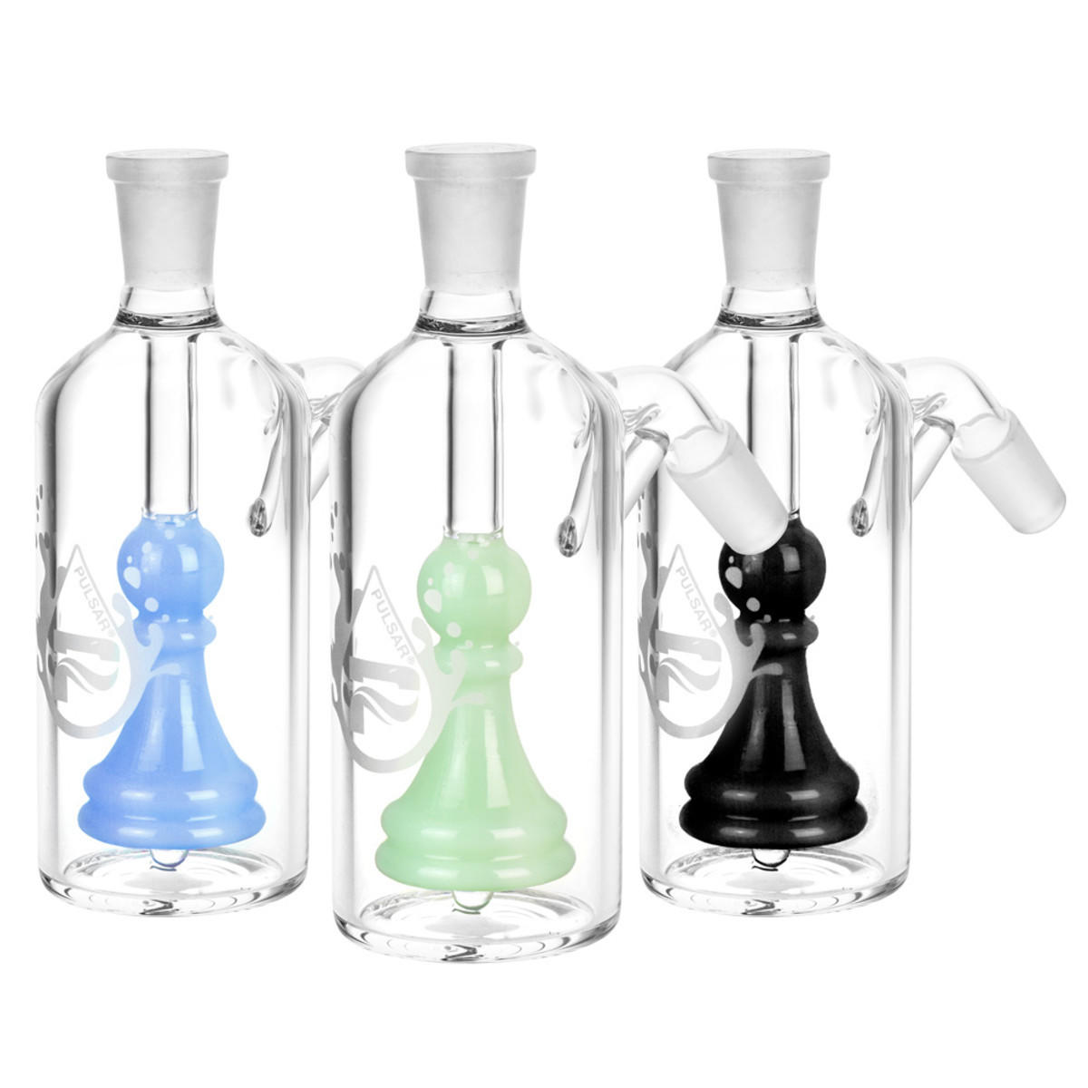  PULSAR CHESS PAWN ASH CATCHER 45 DEGREE | 14MM | COLORS VARY - 1CT 