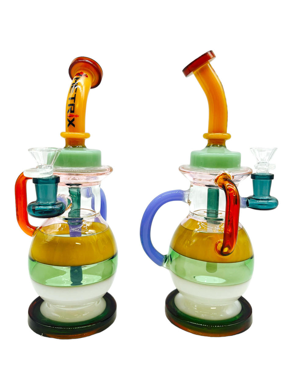  METRIX MELON MULTI COLOR WATERPIPE 10" 