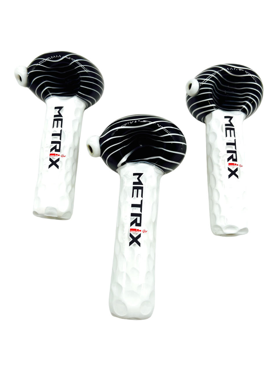  METRIX ZEBRA HEAD HANDPIPE 4.5" - BAG OF 5CT 