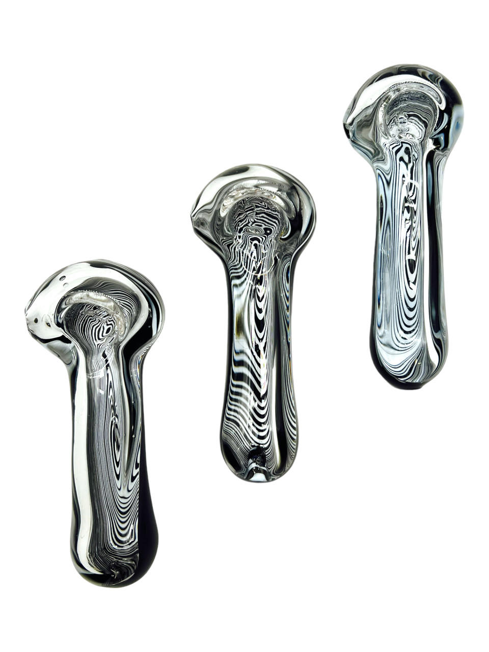  METRIX ZEBRA BLACK BOTTOM HANDPIPE 5" - BAG OF 5CT 