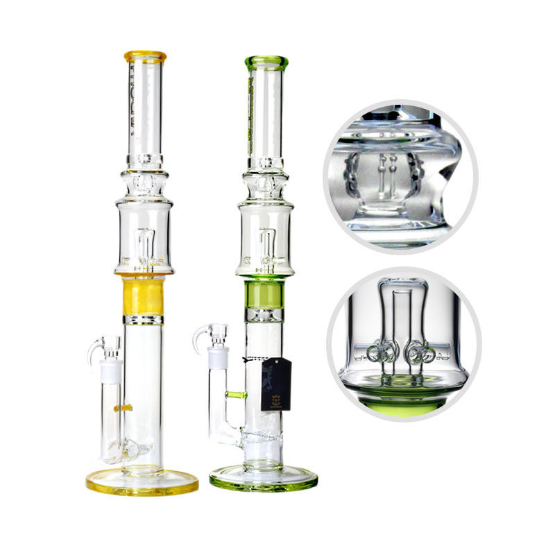  PHOENIX STAR INLINE DIFFUSER PERC BONG WATERPIPE 21" 