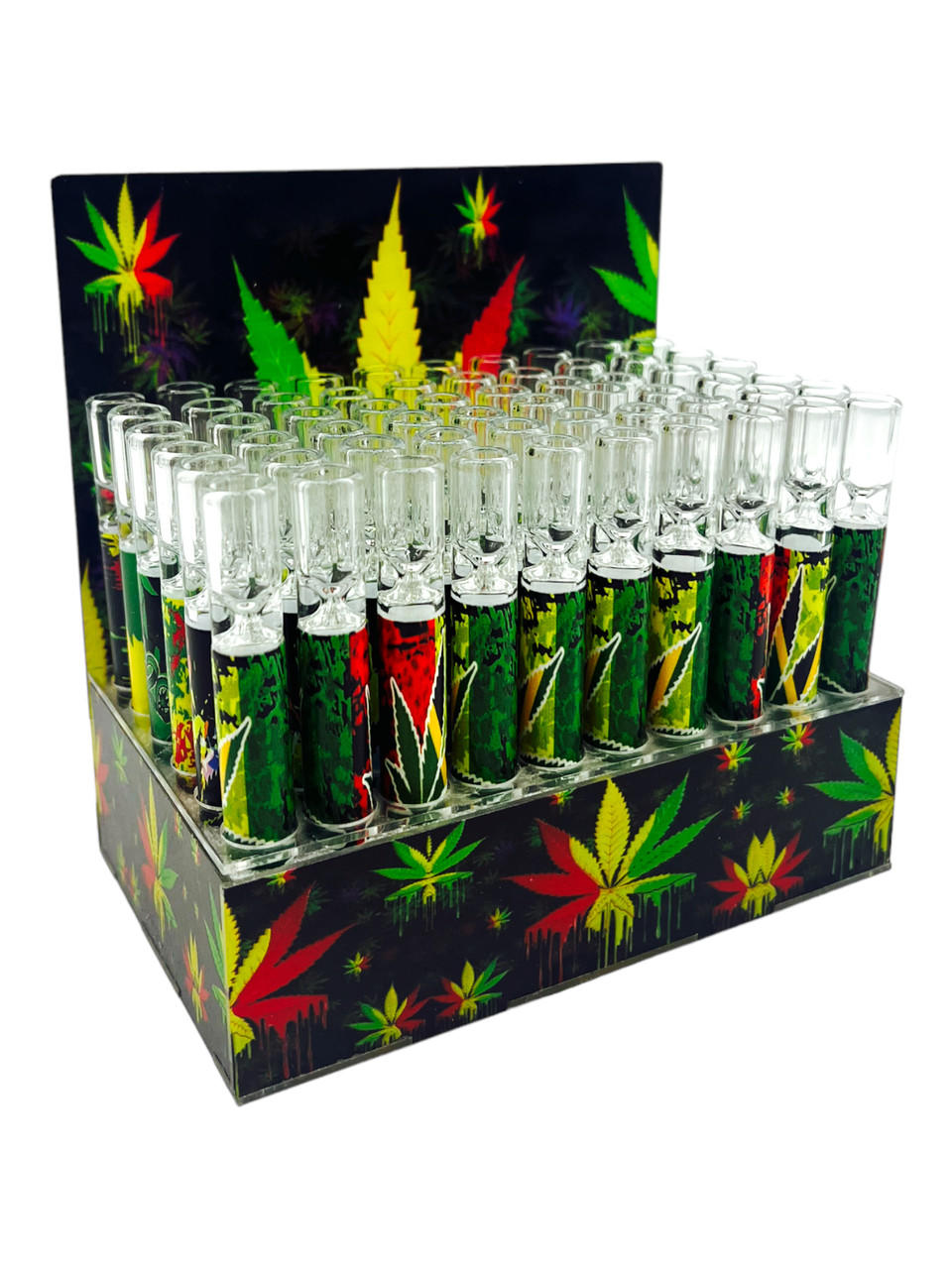  CHILLUM GLASS PIPE - 60CT DISPLAY 